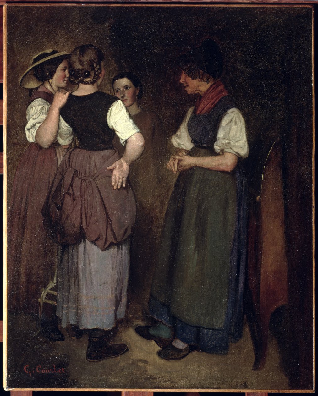 Las Historias de la Abuela Salvan, 1847 de Gustave Courbet