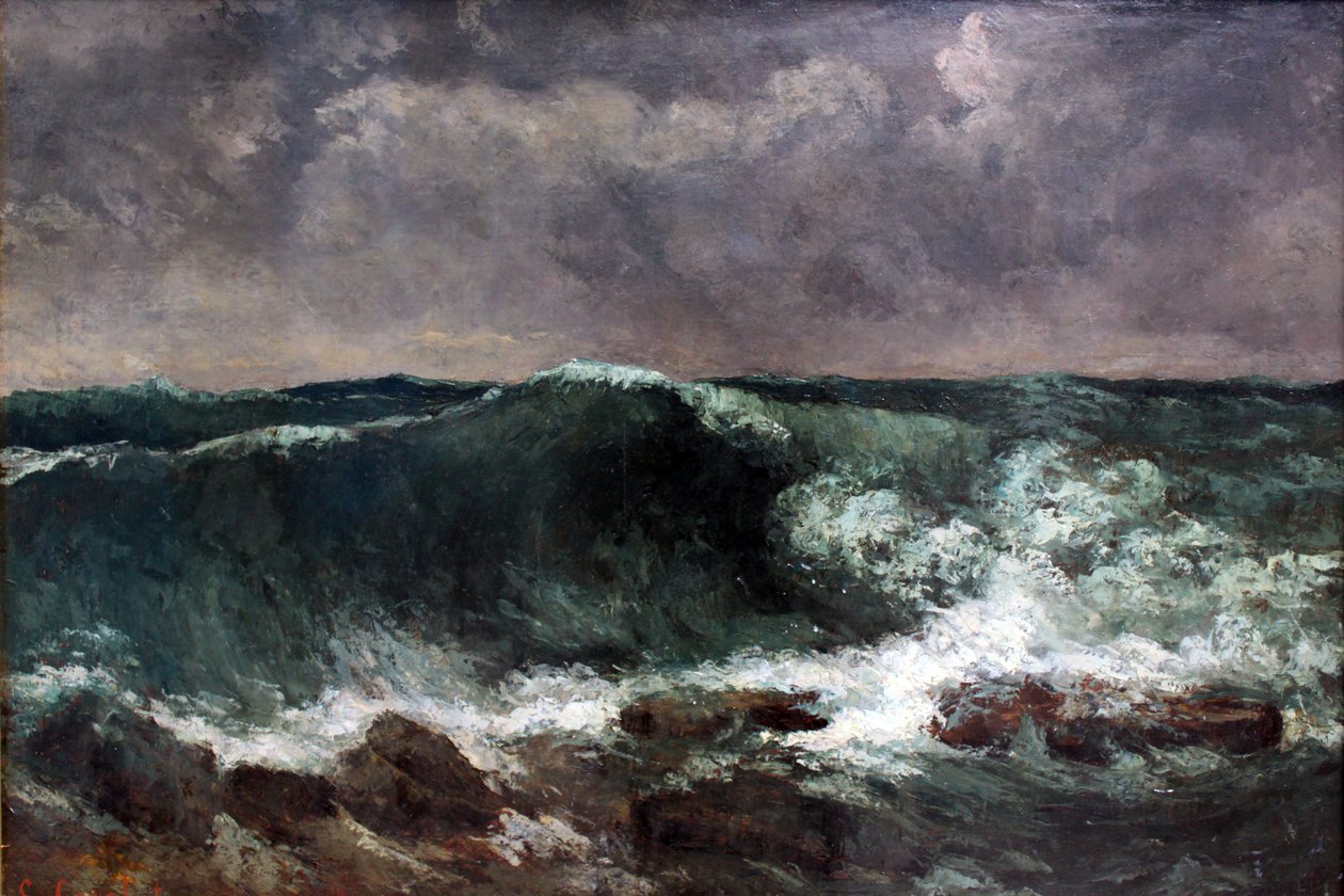 La ola de Gustave Courbet