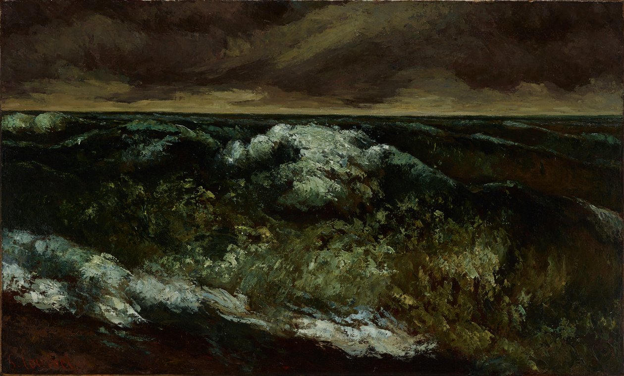 La ola de Gustave Courbet