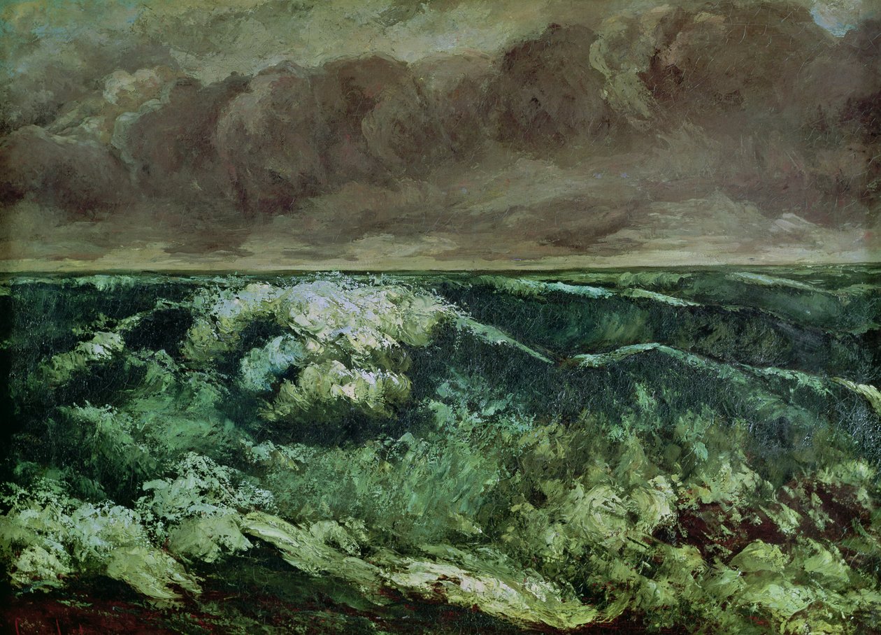 La Ola, después de 1870 de Gustave Courbet