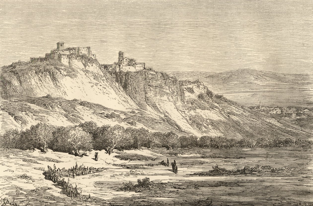 Arcos de la Frontera, Cádiz, ilustración de 