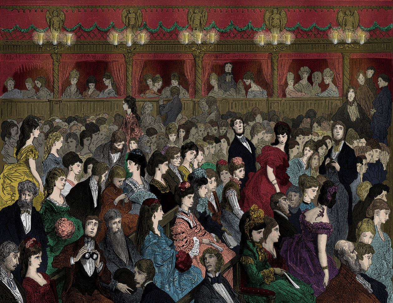 La ópera de Covent Garden de Gustave Dore