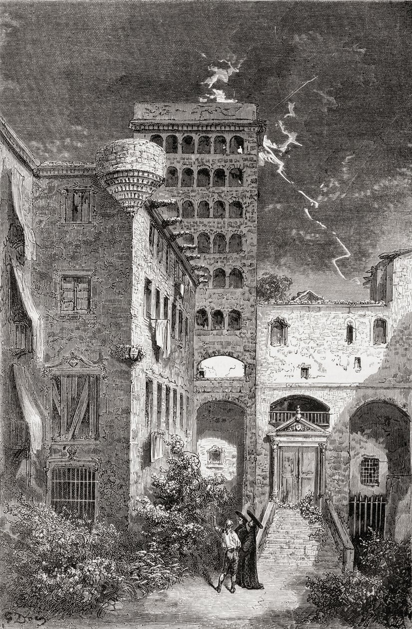 El Palacio de la Inquisición en el siglo XIX, 1878 de Gustave Dore