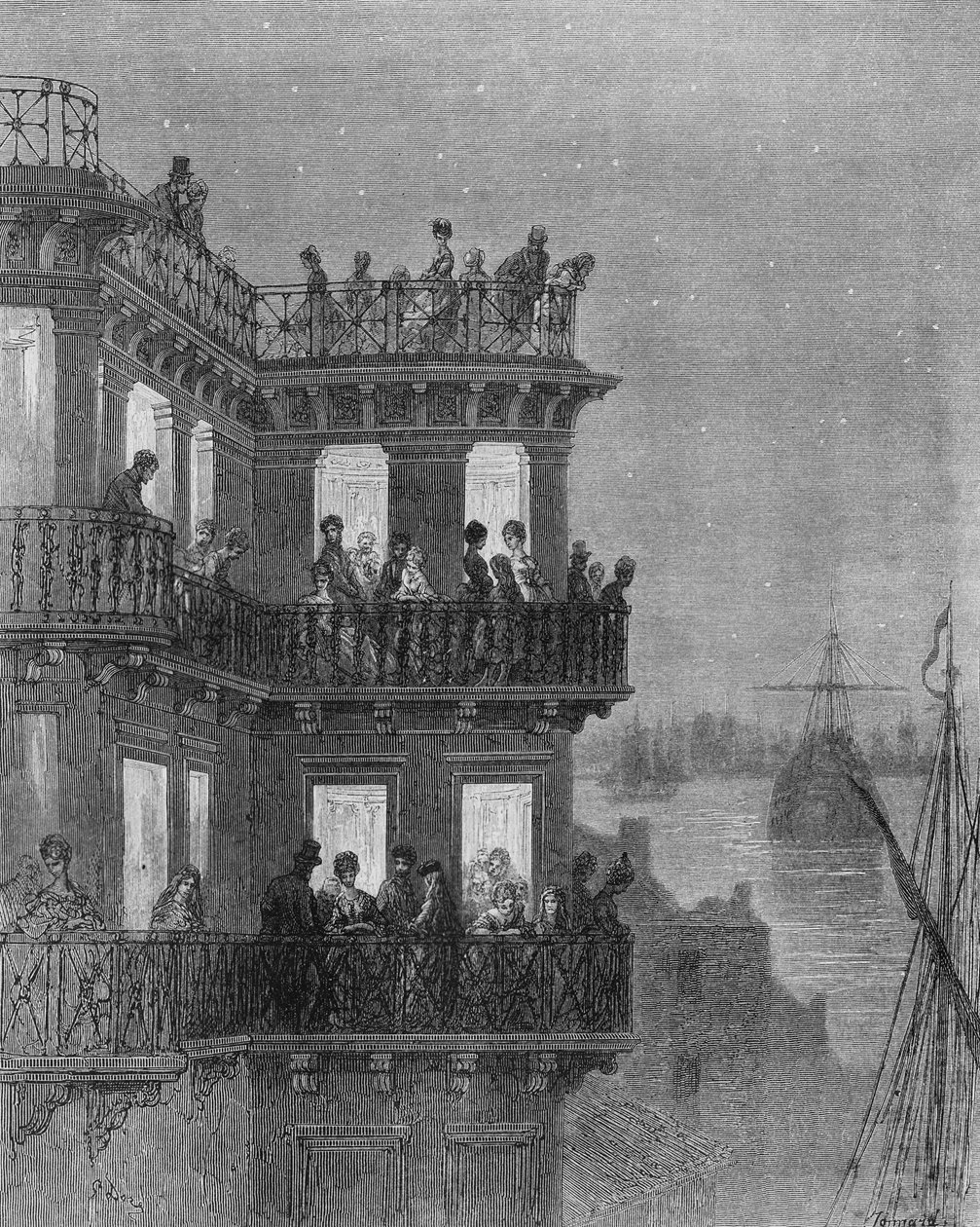Greenwich en la temporada, ilustración de 