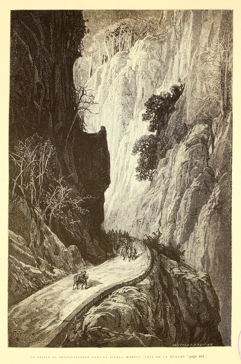 El desfiladero de Despeñaperros en la Sierra Morena de Gustave Dore