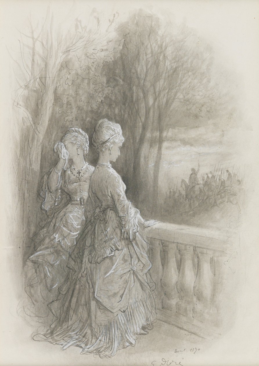 Les Adieux, 1870 de Gustave Dore