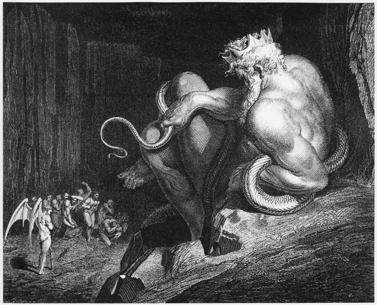 Minos, rey de Creta, ilustración de 
