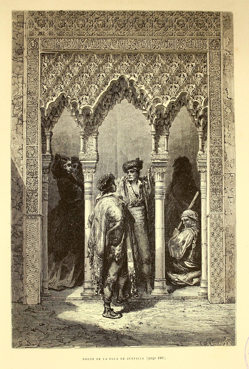 Puerta de la Sala de Justicia de Gustave Dore