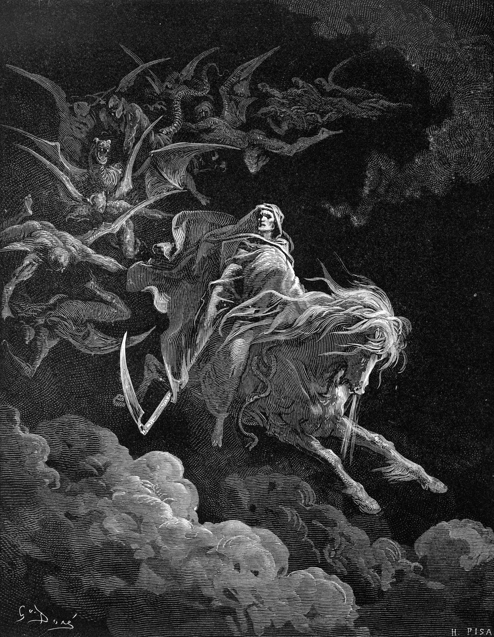 Apocalipsis: Visión de la Muerte, por Gustave Doré de Gustave Dore