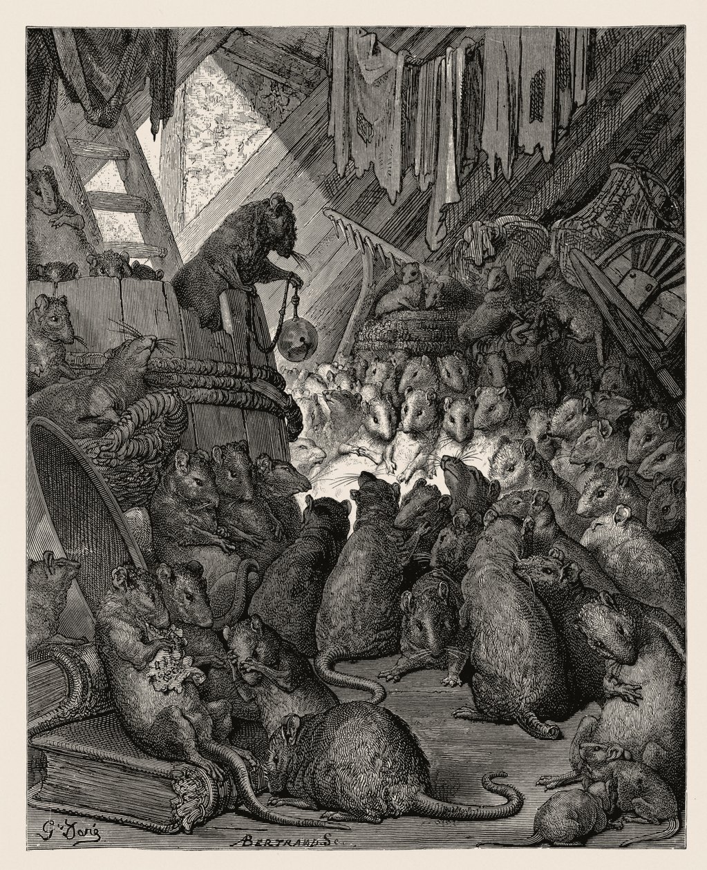 Escaneo de un grabado de Gustave Doré de Gustave Dore