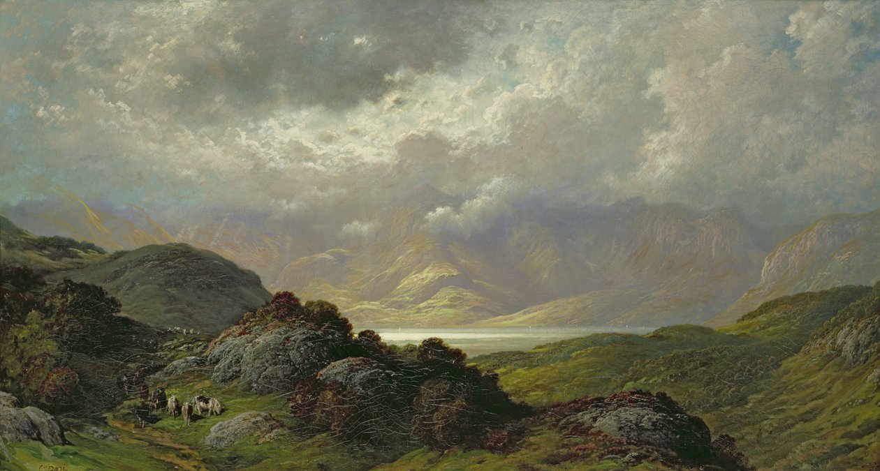 Paisaje escocés de Gustave Dore