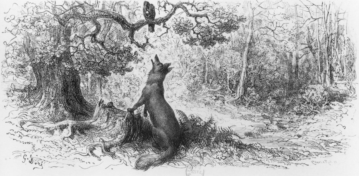 El cuervo y el zorro, de 