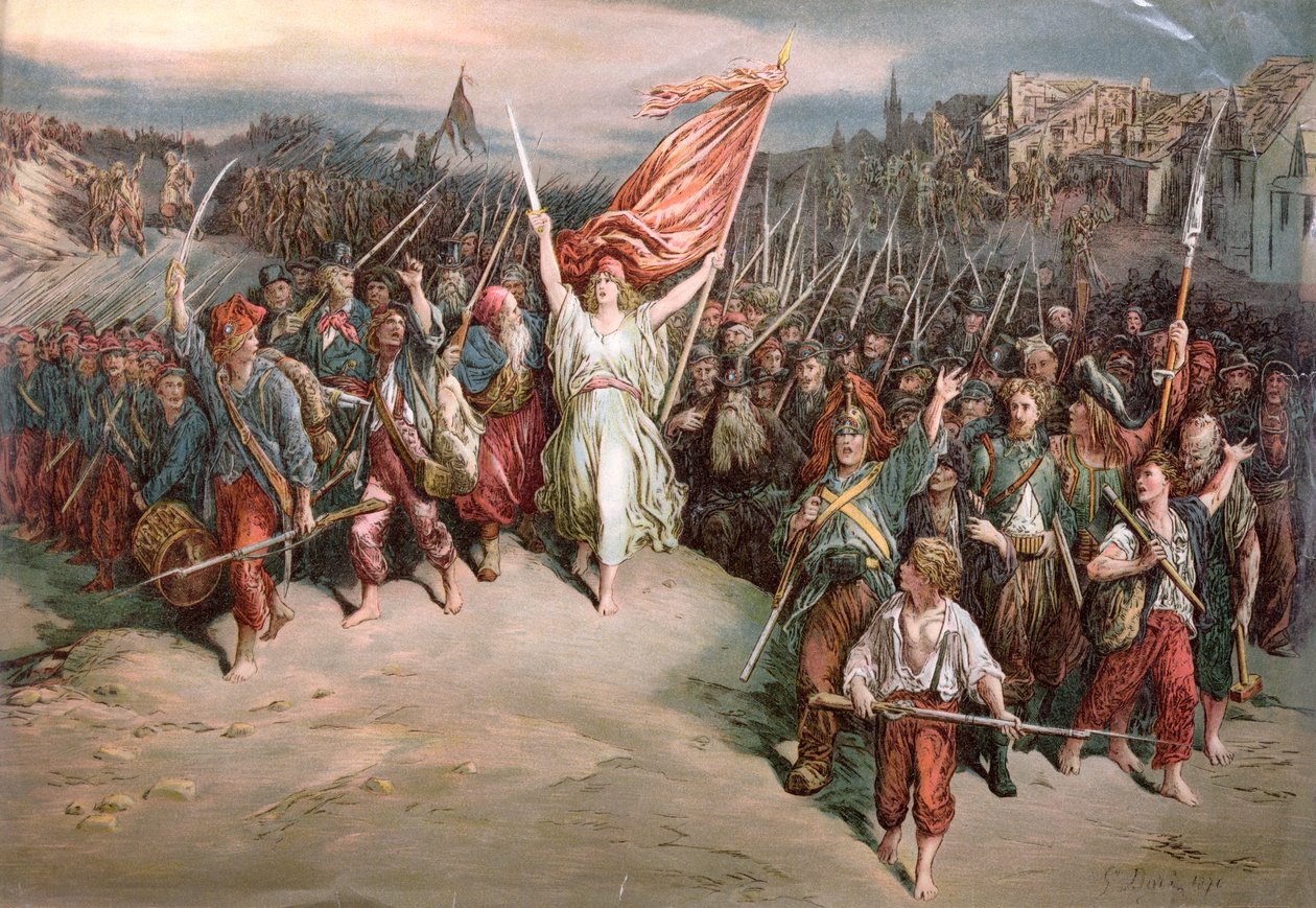 La Marsellesa, 1870 de Gustave Dore