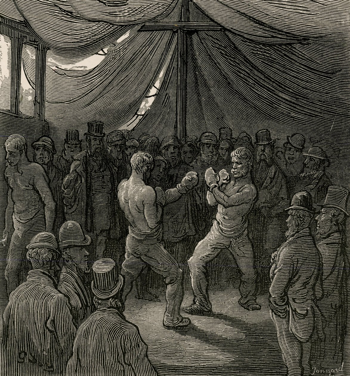 La pelea de premios, 1872 de Gustave Dore