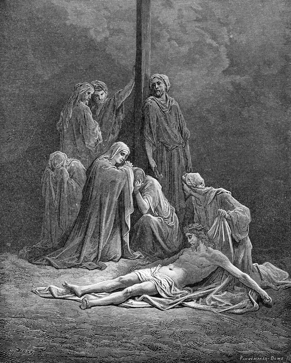 El Cristo muerto de Gustave Dore