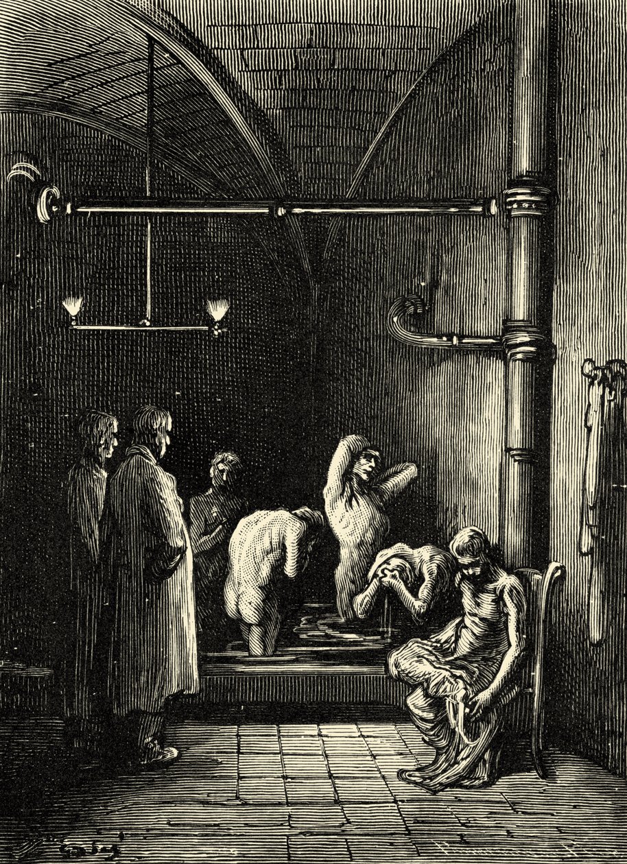 La casa de los comerciantes de trapos, Coulston Street, Whitechapel de Gustave Dore