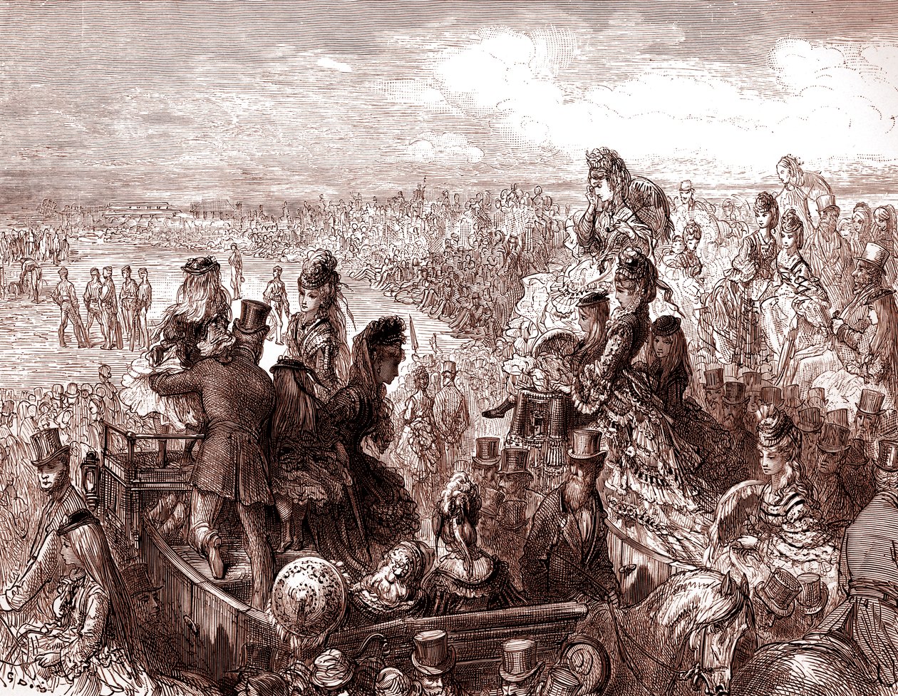 Londres victoriano: Campo de cricket de Lords de Gustave Dore