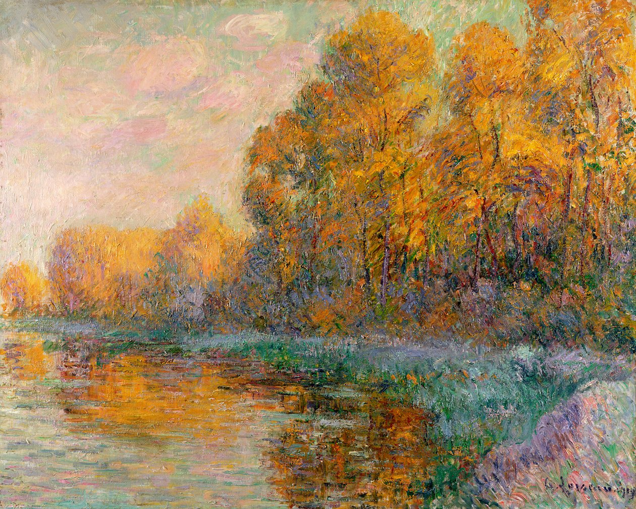 Un Río en Otoño, 1909 de Gustave Loiseau