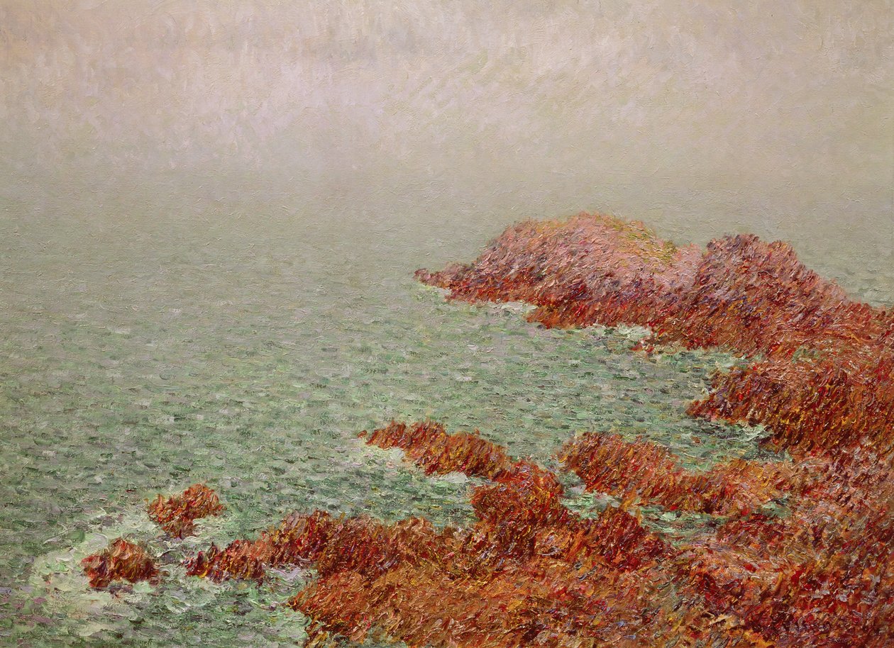 Les Rochers Rouges: Belle-Isle, 1904 de Gustave Loiseau