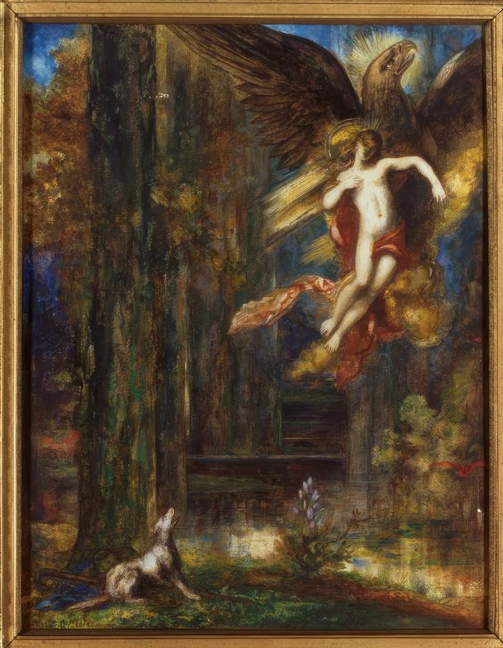El rapto de Ganímedes de Gustave Moreau