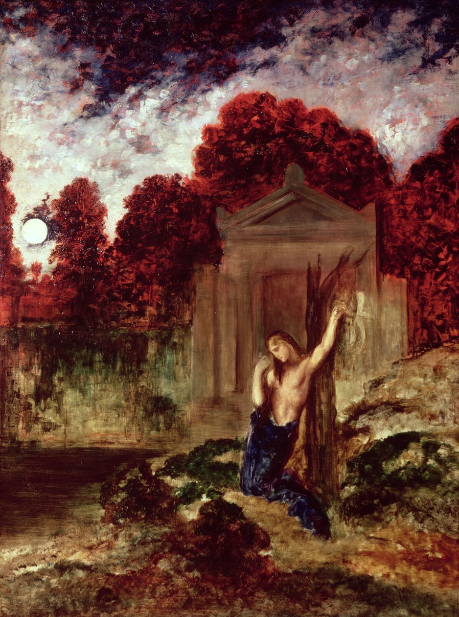Orfeo en la Tumba de Eurídice de Gustave Moreau