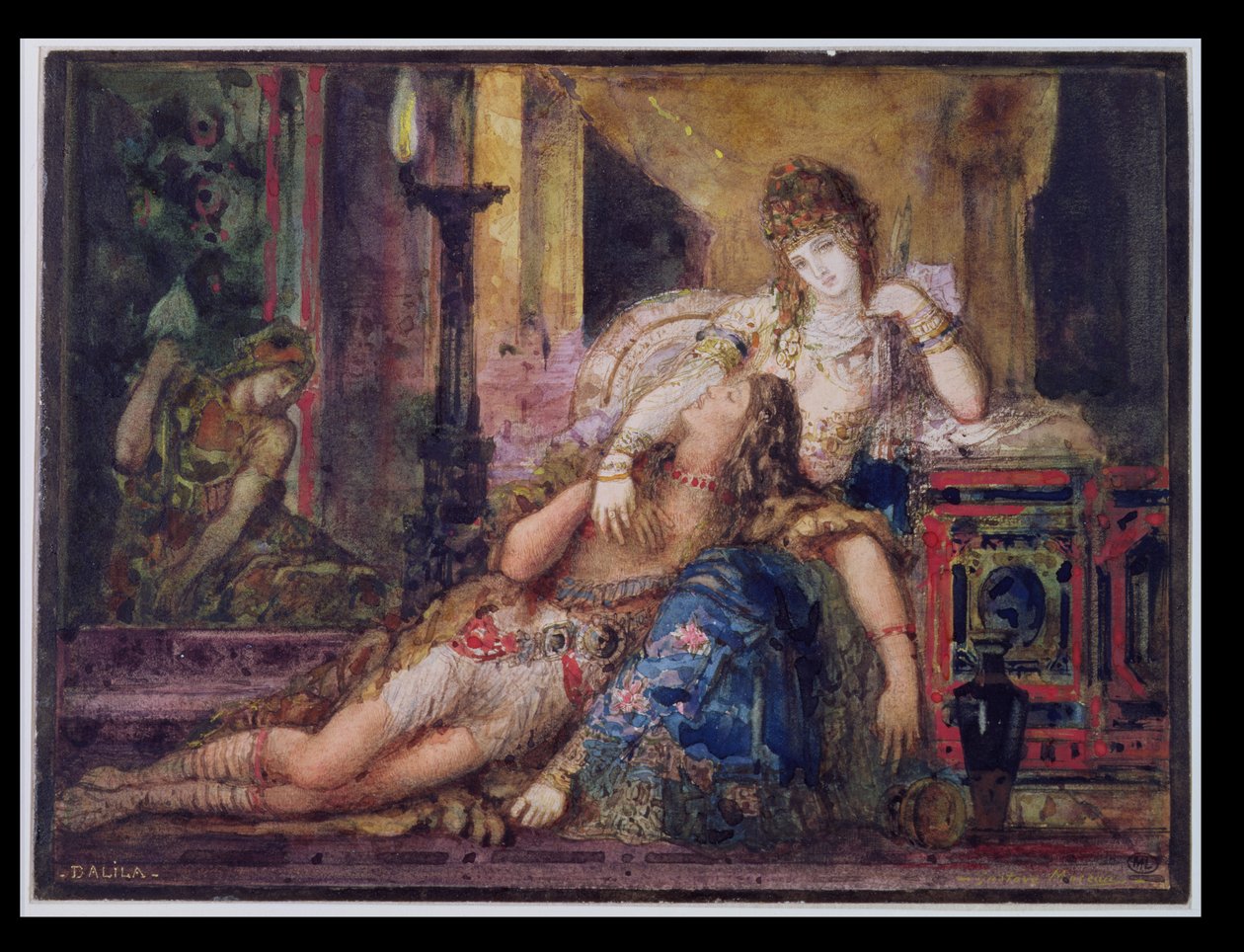 Sansón y Dalila de Gustave Moreau