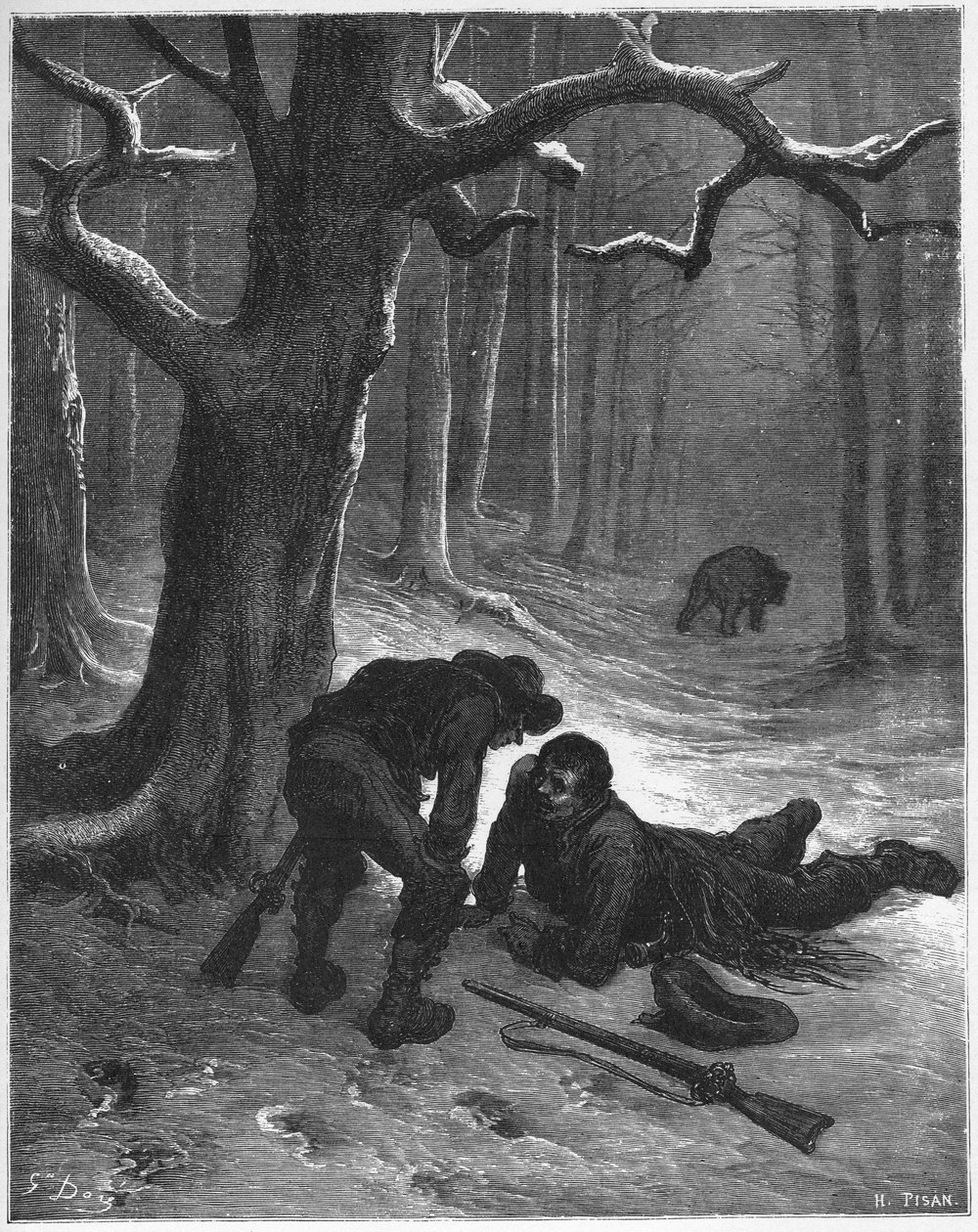 El oso y los dos compañeros - de 