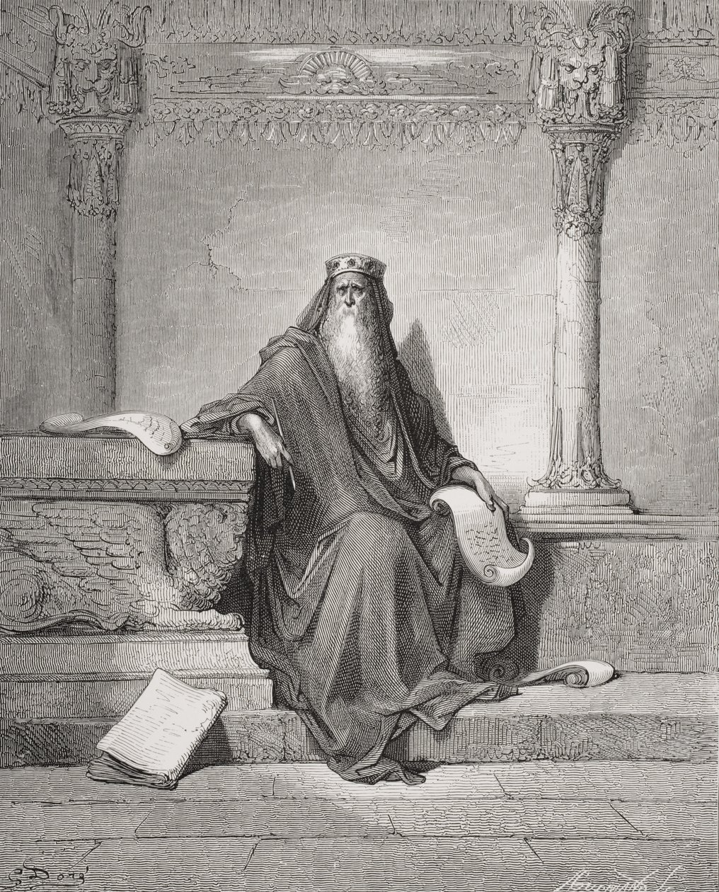 Salomón, ilustración de 