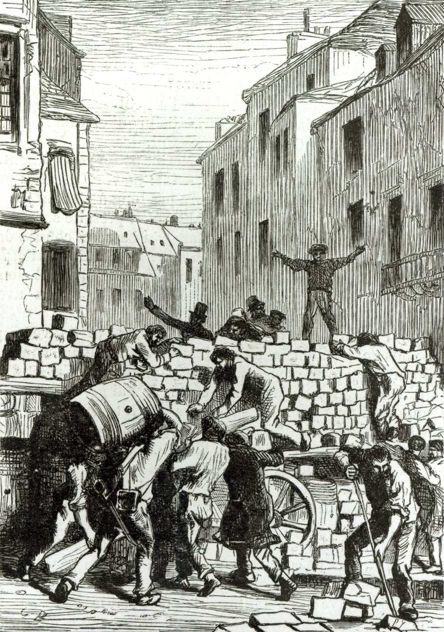 La barricada, ilustración de 