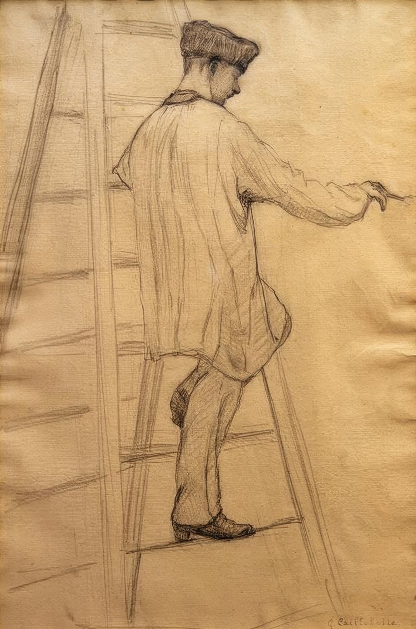 Estudio para los pintores de Gustave Caillebotte