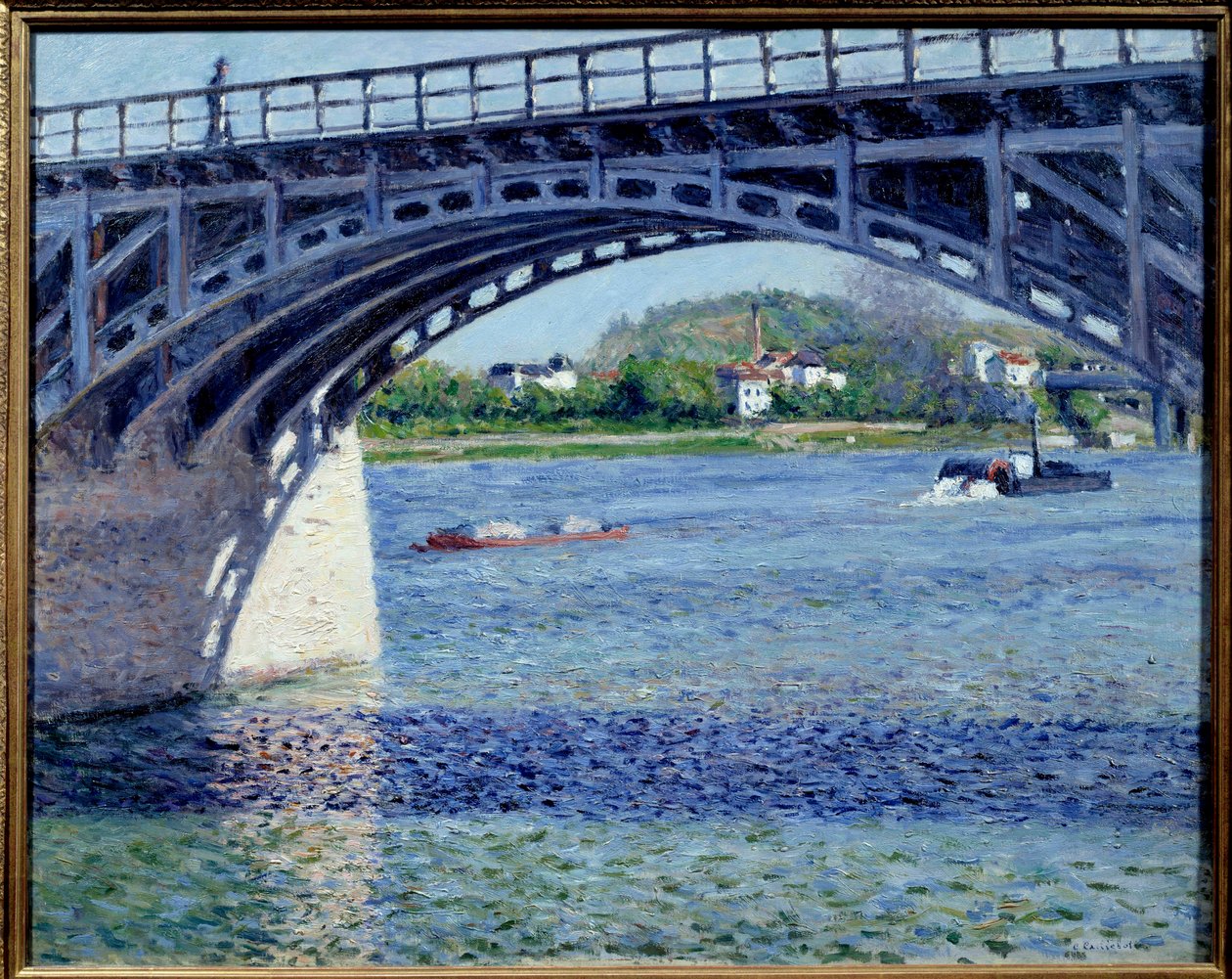 El puente de Argenteuil de Gustave Caillebotte