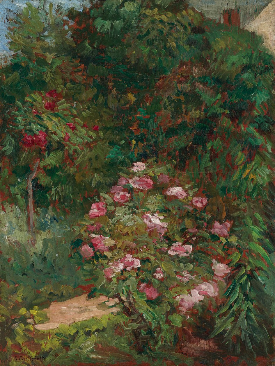Parterres, jardín de Petit Gennevilliers de Gustave Caillebotte
