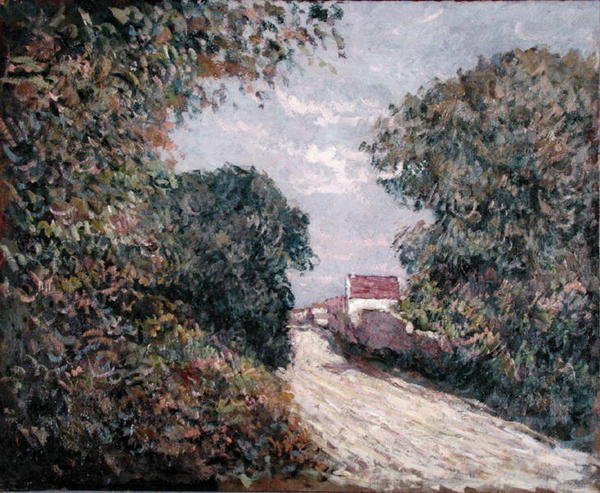 Camino en el borde de Gustave Caillebotte