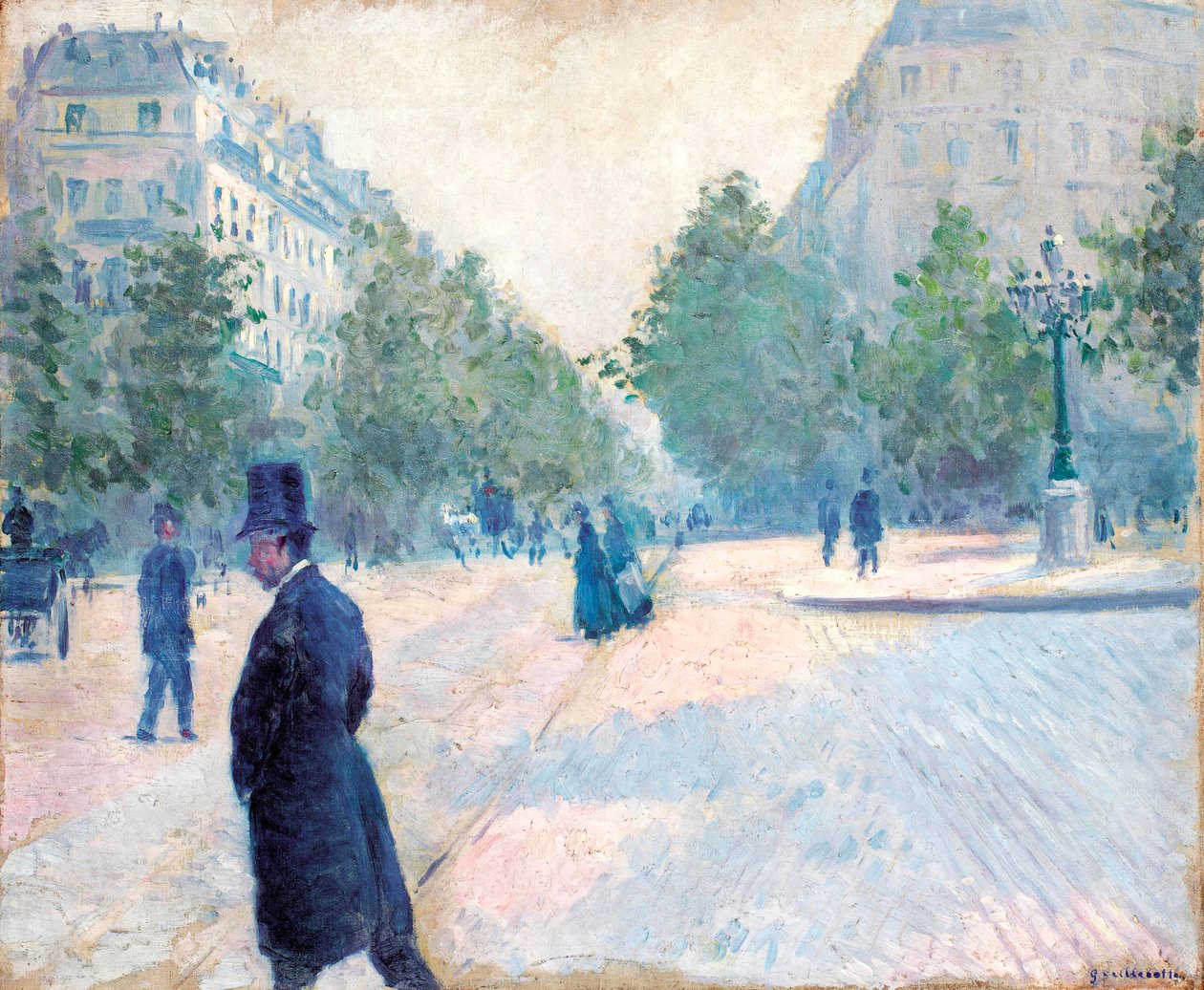 Place Saint Augustin, Clima Nebuloso, 1878 de Gustave Caillebotte