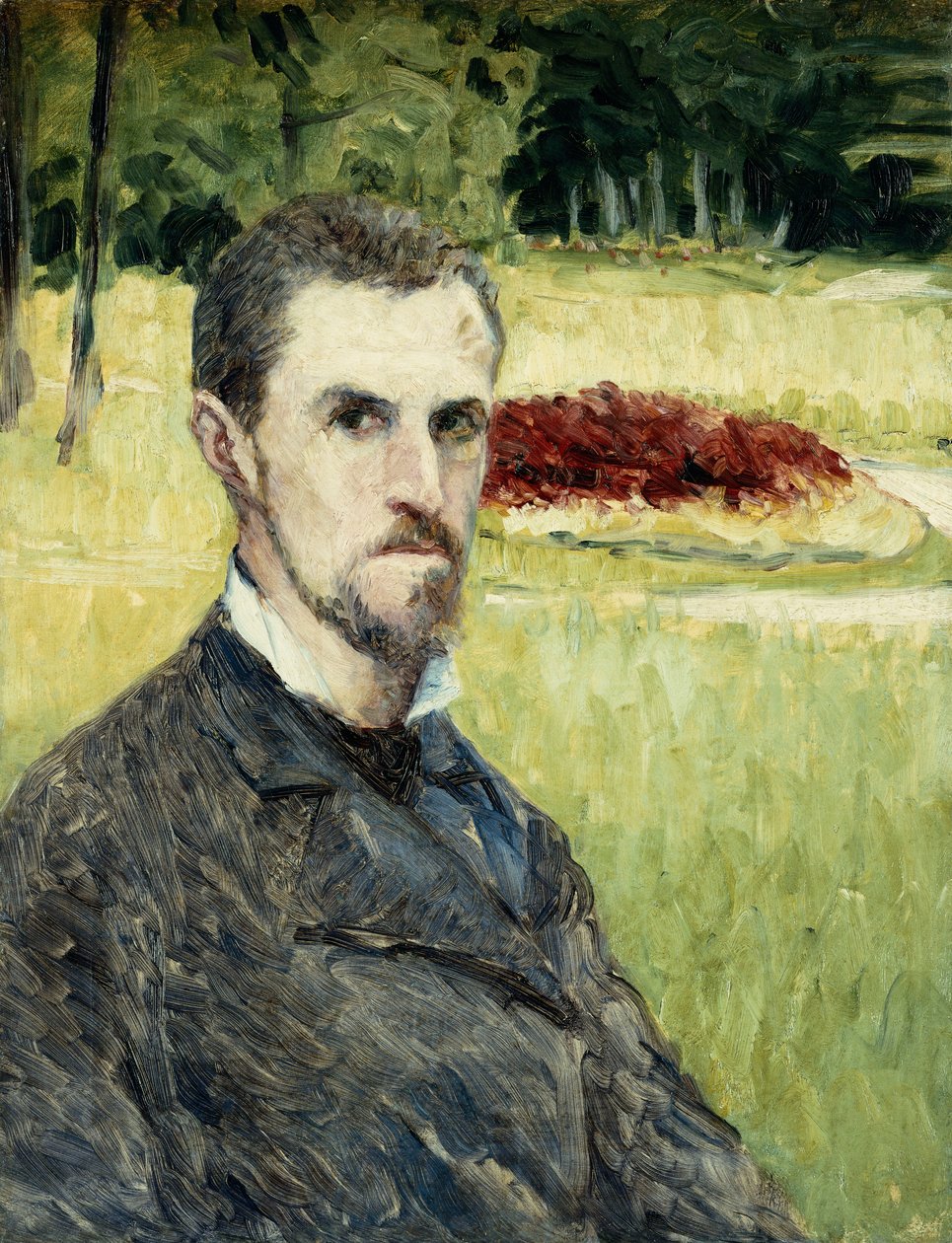 Retrato del Artista por Sí Mismo de Gustave Caillebotte