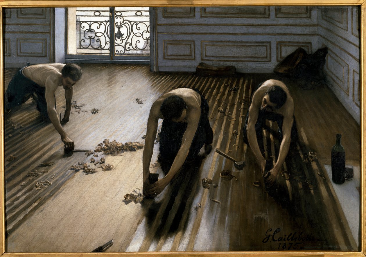 Los rascadores de suelo de Gustave Caillebotte