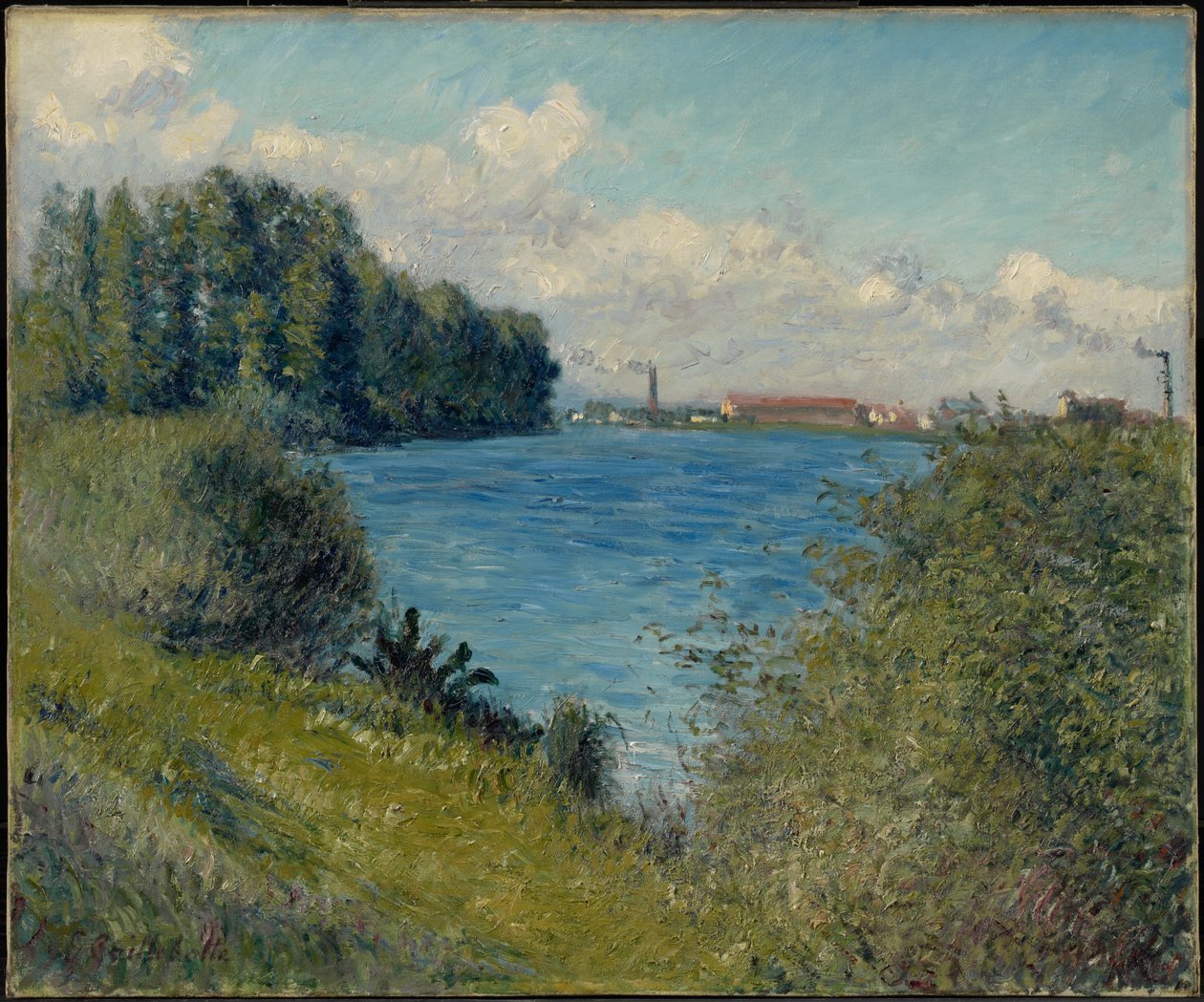 El Sena en Argenteuil de Gustave Caillebotte