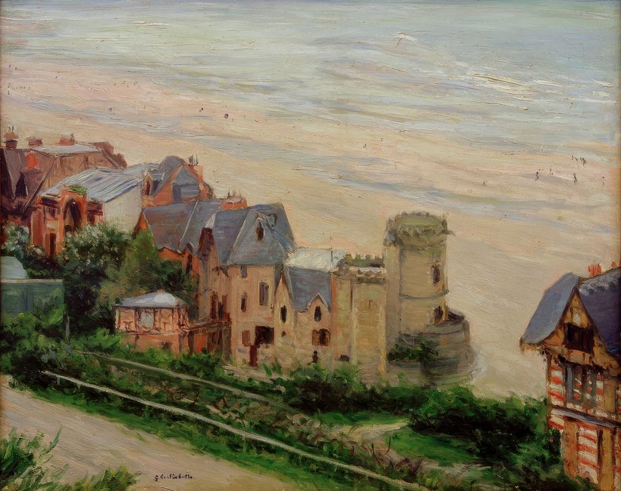 Trouville, la playa y las villas de Gustave Caillebotte