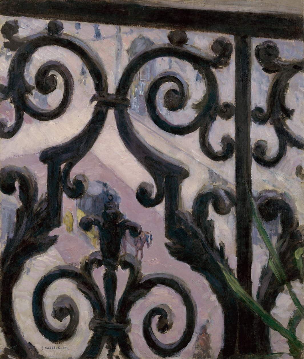 Vista desde un balcón de Gustave Caillebotte