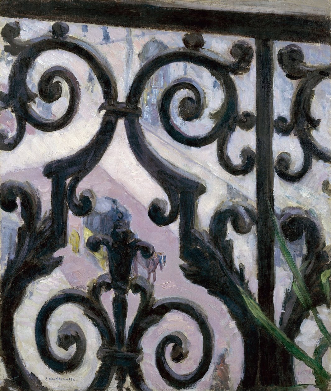 Vue depuis le balcon de Gustave Caillebotte