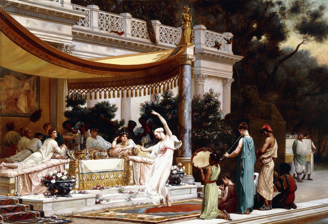 Horas agradables en la casa de Lucullus, 1977 de Gustave Clarence Rodolphe Boulanger