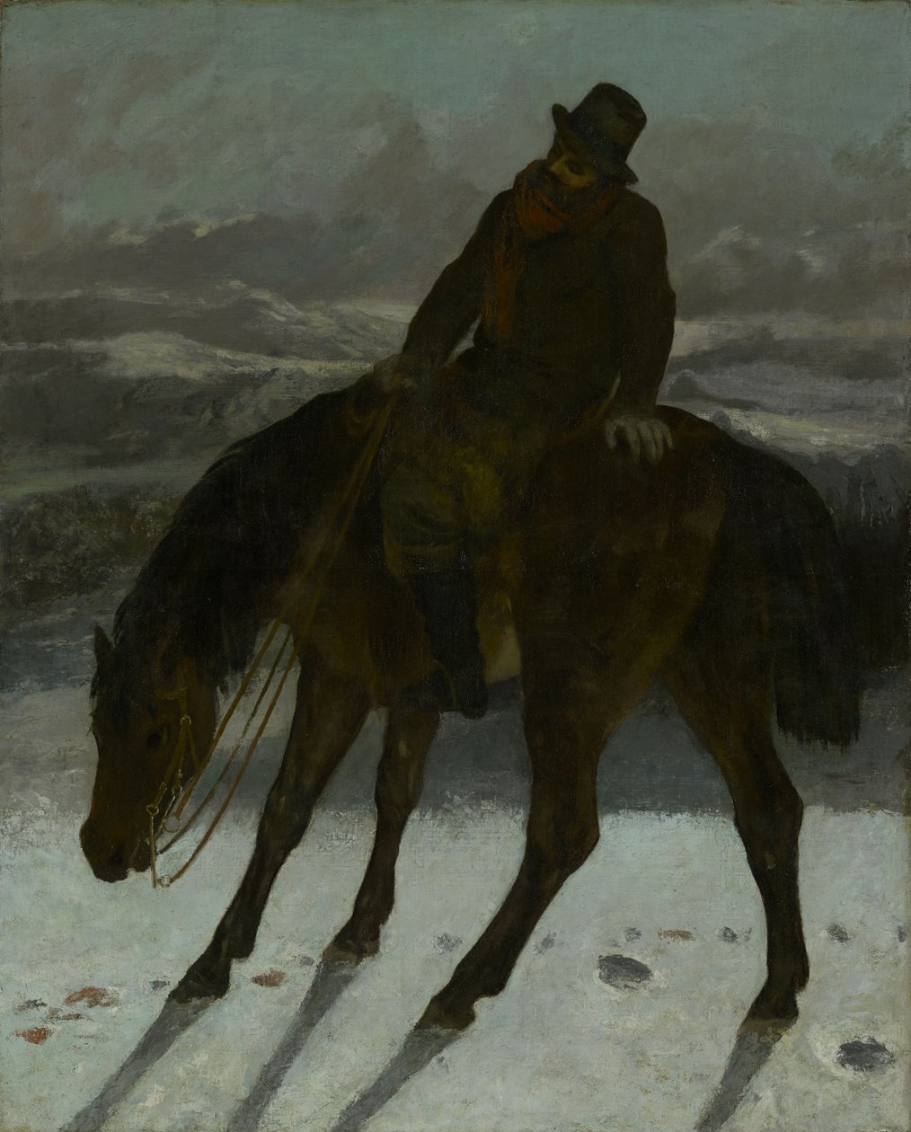 Cazador a caballo de Gustave Courbet
