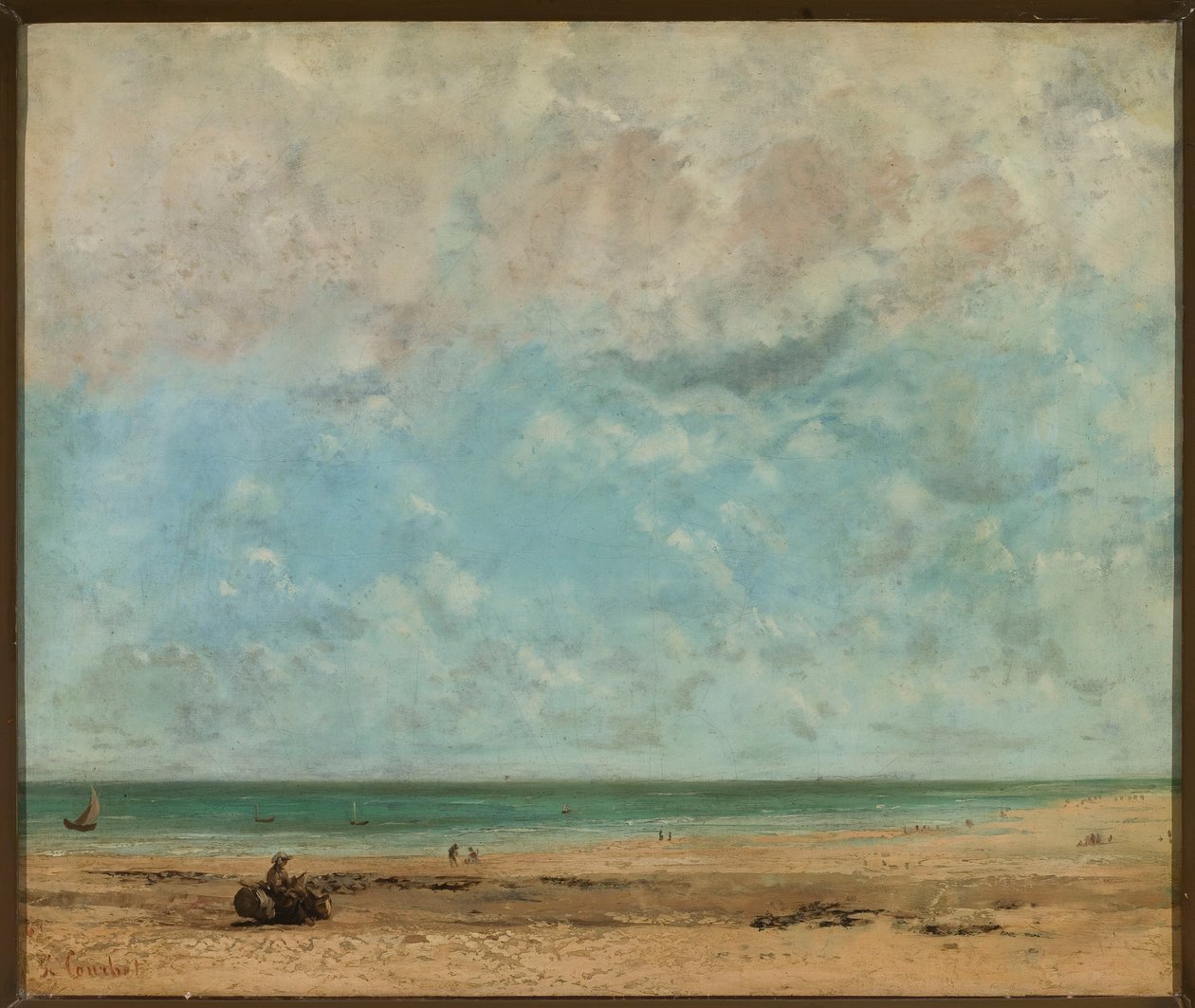 Paisaje costero de Gustave Courbet