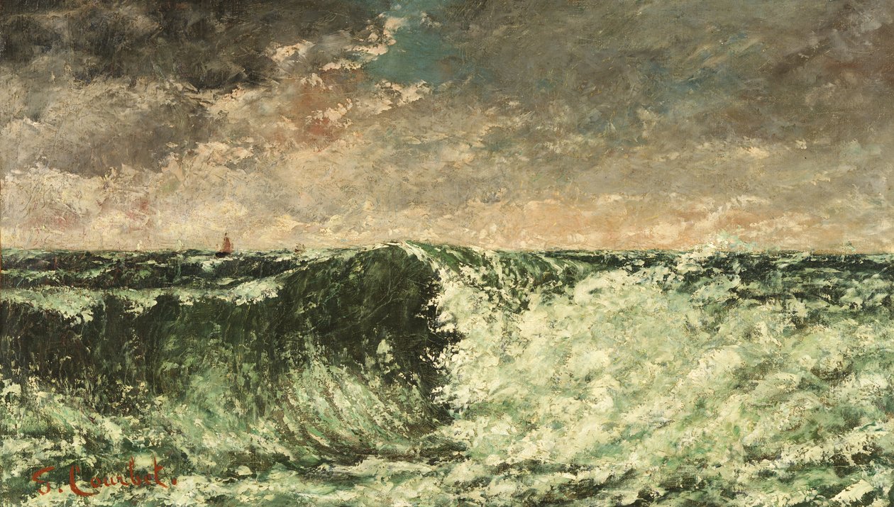 La ola de Gustave Courbet
