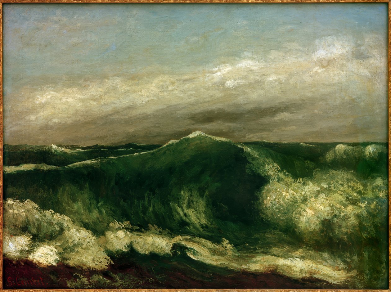 La ola de Gustave Courbet