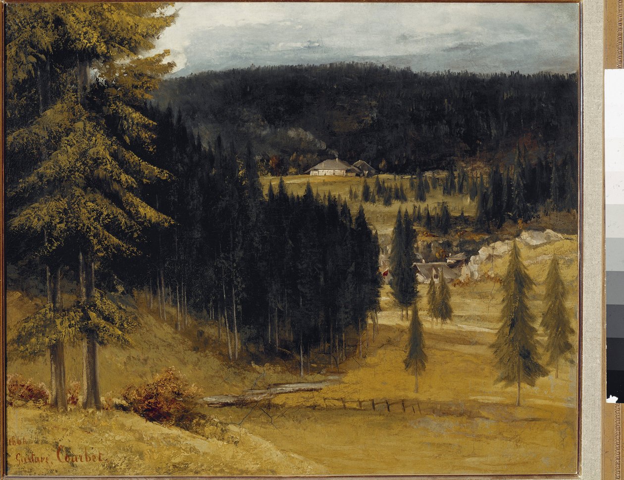 La granja de los Pussets de Gustave Courbet