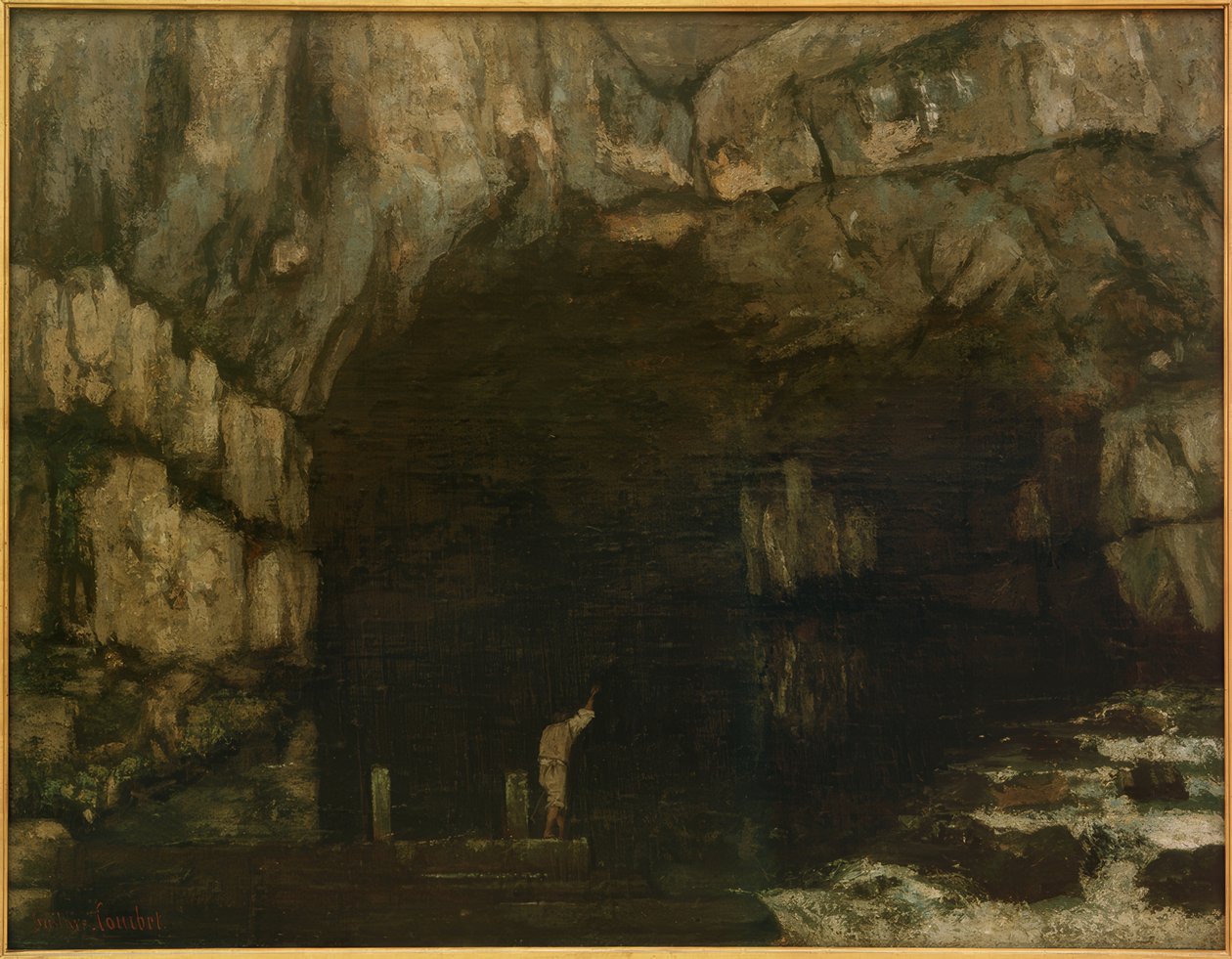 La fuente del Loue de Gustave Courbet