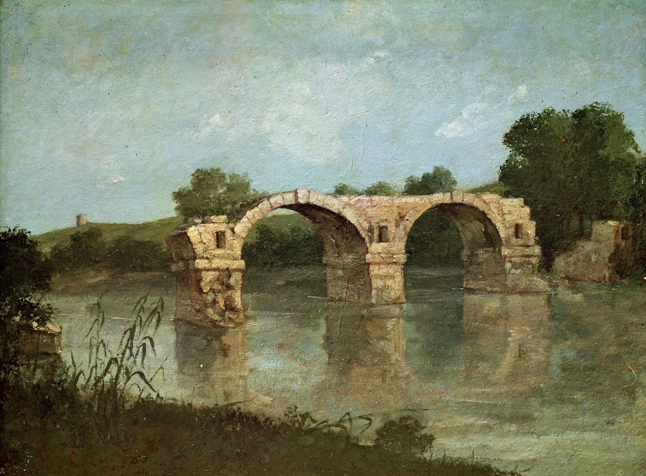 Puente de Ambrussum de Gustave Courbet