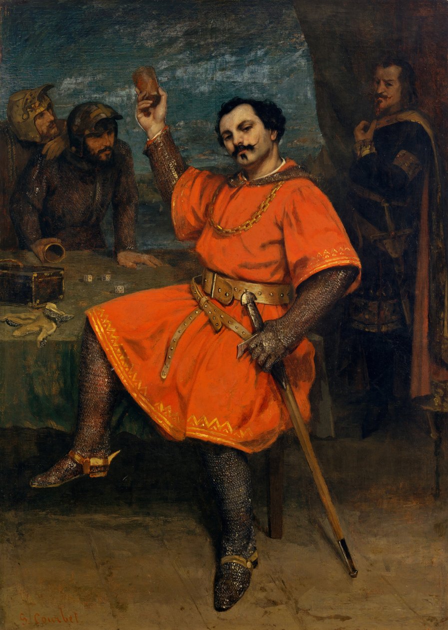 Louis Gueymard 1822-1880 como Robert le Diable, 1857 de Gustave Courbet