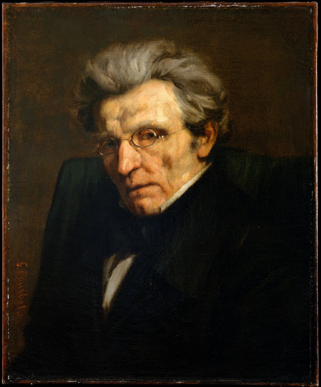 Señor Suiza de Gustave Courbet